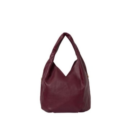 Urban Originals Handbags - URBAN ORIGINALS vegan leather Love Success large women's hobo bag purse -CHERRY